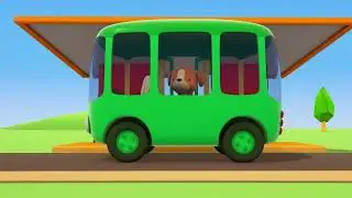[No Music] Helper Cars & the puppy save the day! Learn animals