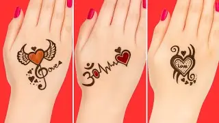 Heart tattoo drawing easy step by step |om tattoo on hand