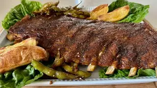 Pork ribs in the oven. Perfect dinner👌Свининые ребра в духовке. Прекрасный ужин.Subscribe Подпишись