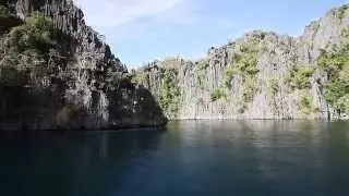 The limestone cliffs of Coron Island