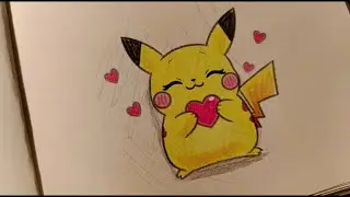 Srdiečkový pikachu