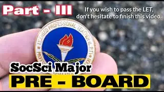 PRE - BOARD (Social Science Major)