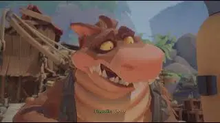 Crash Bandicoot 4: It's About Time Salty Wharf 1717 With Crash Coco Dingodile and Tawna 100% Part 3