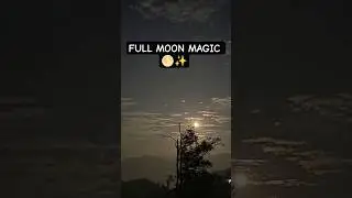 Full Moon Magic 🌕✨ | Night Sky Vibes 💙 #Shorts