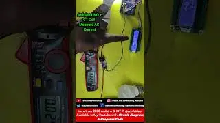 Arduino UNO ZMCT103C CT Coil 230V AC Current Measurement System | Arduino UNO CT Coil