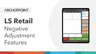 LS Retail: Negative Adjustment Feature
