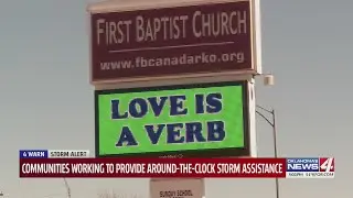 Communities working to provide around-the-clock storm assistance