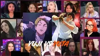 YUTA GOES DEMON MODE -  POPULAR GIRL REACTORS REACT TO JUJUTSU KAISEN SEASON 3 EPISODE 1