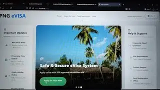 PNG eVisa Project by STEM Student in China 