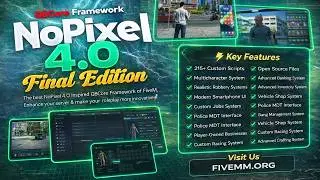 FiveM NoPixel 4.0 Server FiveM QBCore  2026 | Premium QBCore Server