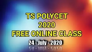 #telangana #polycet #2020 Free online POLYCET entrance maths classes