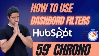 How to use HubSpot dashboard filters | 59's seconds Tutorial