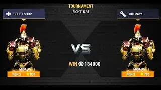Real Steel Champions | FINAL TOURNAMENT | MIDAS VS MIDAS NEW ROBOTS GAME