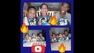 BLUE TAKIS CHALLENGE (kid edition)