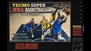 Tecmo Super NBA Basketball 2025-2026 SNES on MiSTer FPGA