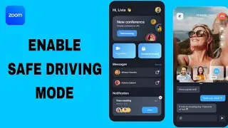 How To Enable Safe Driving Mode On Zoom App | Step By Step