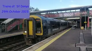 Trains at: St Denys (29th October 2023)