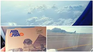 طيارة العودة من المدينة المنورة 🕌 للقاهرة#طيران #اير كايرو