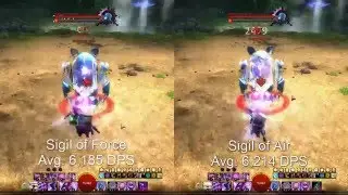 GW2 Chronomancer - Sigil of Air vs Sigil of Force DPS comparison
