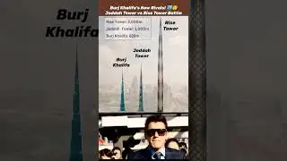 World Tallest Buildings Race 2025 🏙️😱 | Burj Khalifa vs Jeddah Tower vs Rise Tower ⚡