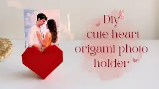 This Heart Origami Photo Holder Will Melt Your Heart 💖 | Easy DIY Love Craft