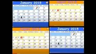 Starfall Calendar 2 January 2015 Calendars and 2 August 2015 Calendars.