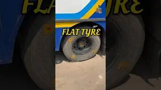 Jaggaiahpet daarilo RTC BUS TYRE PUNCTURE aindi! #apsrtcbus #apsrtc #vlogs #vijayawada #teluguvlogs