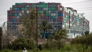 The Ever Given shipping finally released from Suez Canal