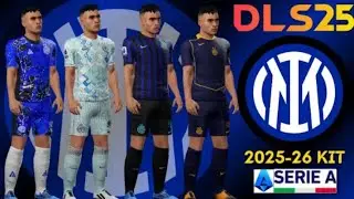 || DLS 25 || INTER MILAN KITS 2025-26 SEASON 🔵 ⚪