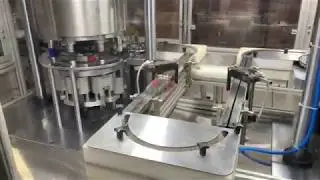 Cutting Slitting and Two component Assembly Machine 350 per minute for Liquor Closure Hem Automation