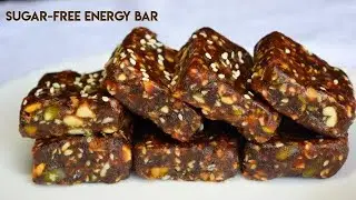 Sugar free energy bars | Homemade energy bars | Dryfruit laddu