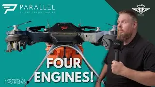 This drone has not one but FOUR gas engines! | Parallel Flight | UAV Expo 2025