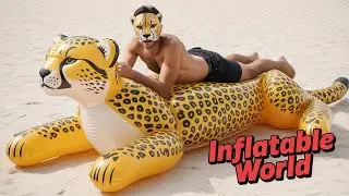 Deflating and Folding My Inflatable World Cheetah 🐆💨 Step-by-Step!