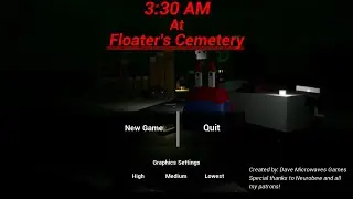 3:30 AM at Floater's Cemetery || THE HASH SLINGING SLASHER IS BACK FOR REVENGE!!