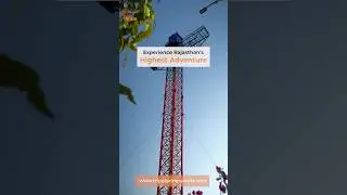 Rajasthan's Highest Adventure 😱#shorts #adventure #bungeejumping #adventureactivities