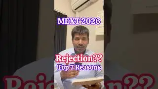MEXT Japan Scholarship 2026: Why You Might Get Rejected 😓 #mext #shorts #mext2026