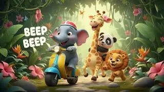 Wheels on the Scooter Song for Kids | Fun Vehicle Song, Popular Nursery Rhyme & Baby Music 🛴🎶👶