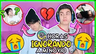 24 HORAS IGNORANDO A MI NOVIO || SE PONE MUY TRISTE || Serch y Uriel