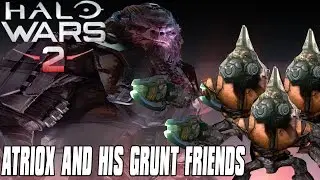 Halo Wars 2 Blitz Beta - Atriox and his Grunt friends