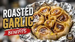 ROASTED GARLIC | Roasted Garlic Benefits  | Roasted Garlic Air fryer #roastedgarlic 