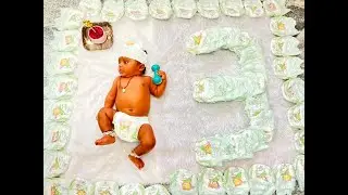 👶 Neehaar 3rd Month Baby Photoshoot at Home | Cute Baby Boy Milestone Moments #neehaar #photoshoot