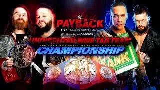 Kevin Owens & Sami Zayn vs The Judgement day | WWE Payback 2023 Official match card | Itz WWE Yeah !