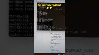 How NOT to configure VLANs... 