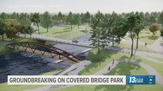 Community gathers to celebrate opening of Covered Bridge Park in Ada