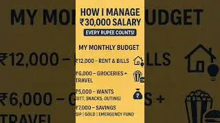 How I manage ₹30,000 salary - every rupee counts!