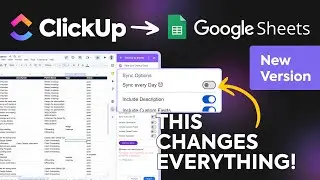 ClickUp to Sheets' new feature: KEEP YOUR DATA FRESH with Scheduled Syncs