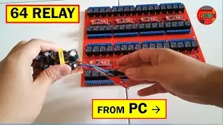 Controlling 64 Relay Using PC (Visual Basic VB6)