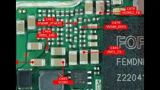 infinix hot 12 play X6816 CPU volts