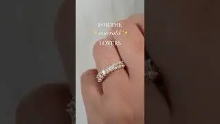 Who else is in love with emerald cut diamonds?!#DoAmore #emeraldring #emeraldcutdiamond #emeraldcut