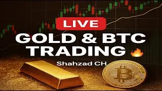 Live Gold & BTC Trading | SMC+ICT Trading Strategy | Shahzad CH SMC+ICT FX